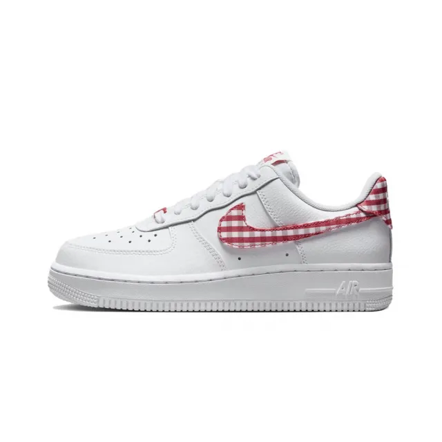 【NIKE 耐吉】Nike Air Force 1 Low Red Gingham 紅白格子 DZ2784-101