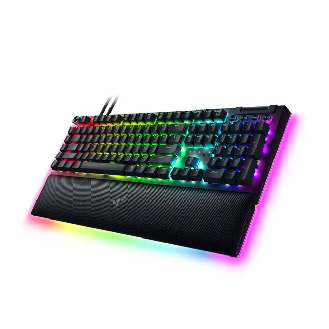 Razer 雷蛇】BlackWidow 黑寡婦V4 Pro 綠軸蜘幻彩版有線機械式RGB鍵盤