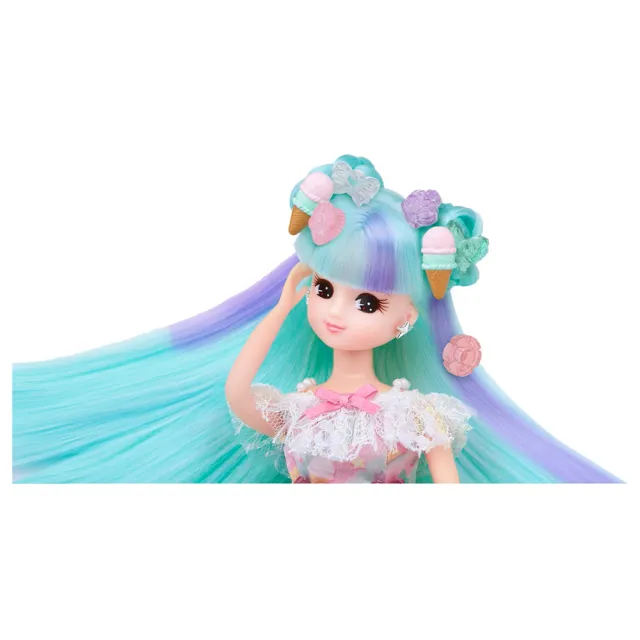 【TAKARA TOMY】Licca 莉卡娃娃 粉彩冰淇淋變髮莉卡娃娃