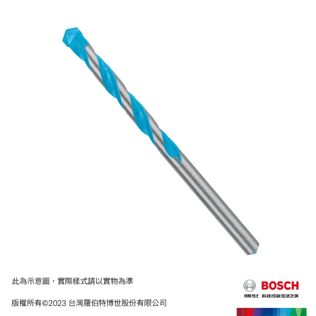 【BOSCH 博世】超耐久 CYL-9 鎢鋼萬用鑽頭(7x60/100 mm)