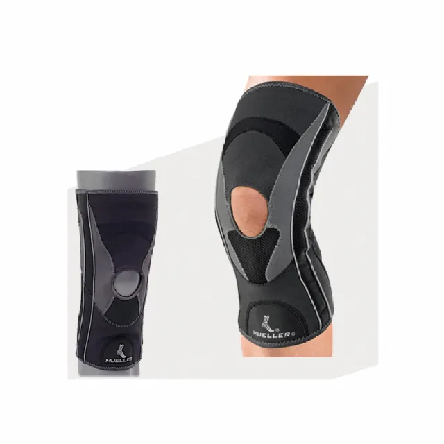 【海夫健康生活館】慕樂 肢體護具 未滅菌 Mueller Hg80彈簧支撐型 膝關節護具 膝圍41.1-46cm(MUA59213)