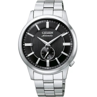 【CITIZEN 星辰】官方授權C1 男 時尚紳士機械錶-黑 錶徑41mm-贈高檔6入收藏盒(NK5000-98E)