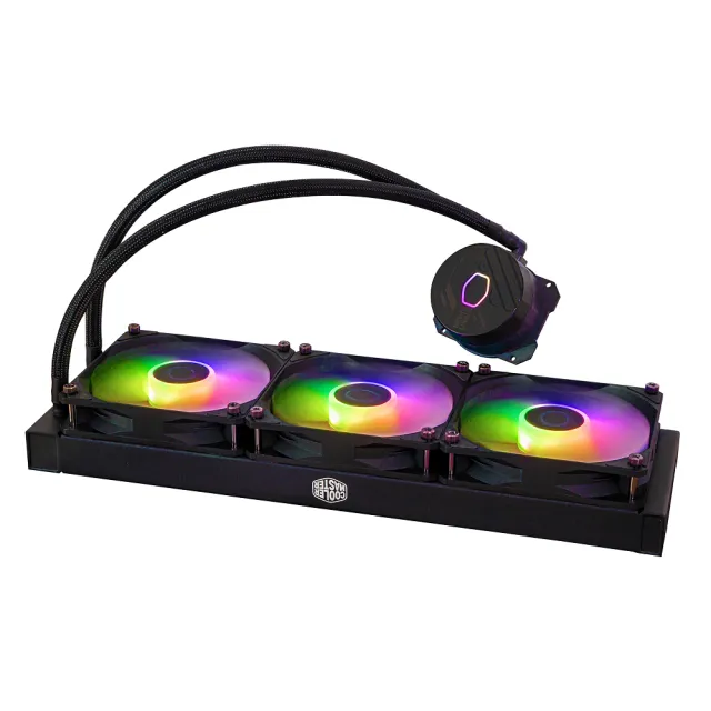 【CoolerMaster】Cooler Master MasterLiquid 360L Core ARGB  黑色 水冷散熱器(360L Core ARGB)