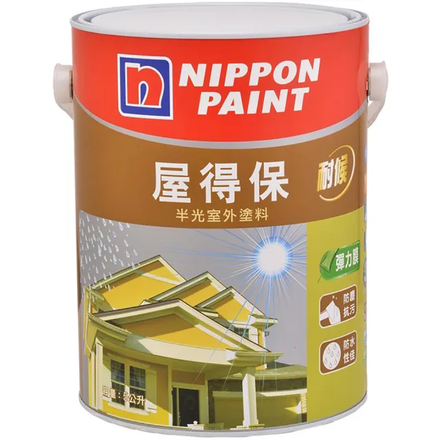 【立邦】屋得保半光外牆漆 象牙 5L