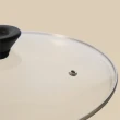 【MEYER 美亞】萬用強化玻璃鍋蓋28cm(可層疊收納/有排氣孔/鎧甲系列)
