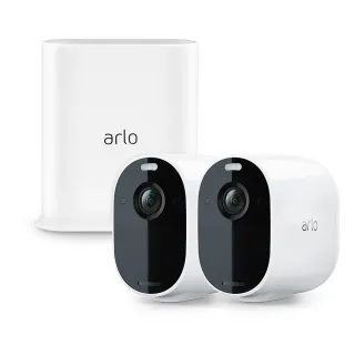 兩鏡頭+基地台組【NETGEAR】Arlo Essential 1080P HD 雲端無線防水WiFi網路攝影機/監視器 VMC2230