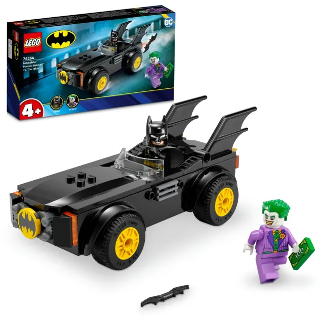 【LEGO 樂高】DC超級英雄系列 76264 Batmobile Pursuit: Batman vs. The Joker(小丑 蝙蝠俠)