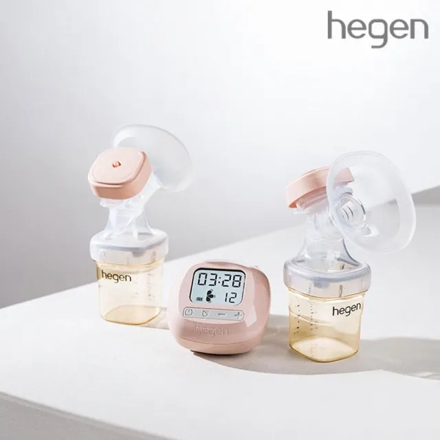 【hegen】電動擠乳器專用-集乳蓋&矽膠吸力膜 SoftSqroundTM(擠乳器/吸乳器/配件/奶瓶/新生禮/月子中心)