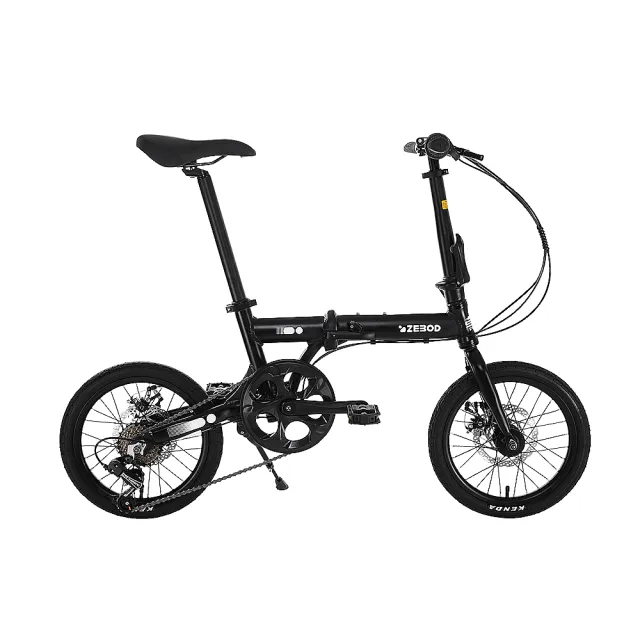 【ZEBOD】Terra 6S輕量化鋁合金 16吋折疊腳踏車(Shimano 外6速/前後雙碟)