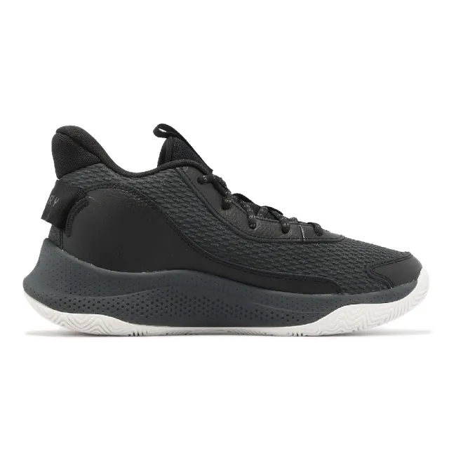 【UNDER ARMOUR】籃球鞋 Curry 3Z7 男鞋 黑 灰 子系列 緩衝 運動鞋 UA(3026622100)