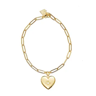 【Wanderlust+Co】愛心吊墜盒手鍊