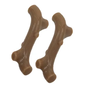 【Petstages】68610牛肝脈棒 M號 2入組(狗玩具 全犬種 耐咬)