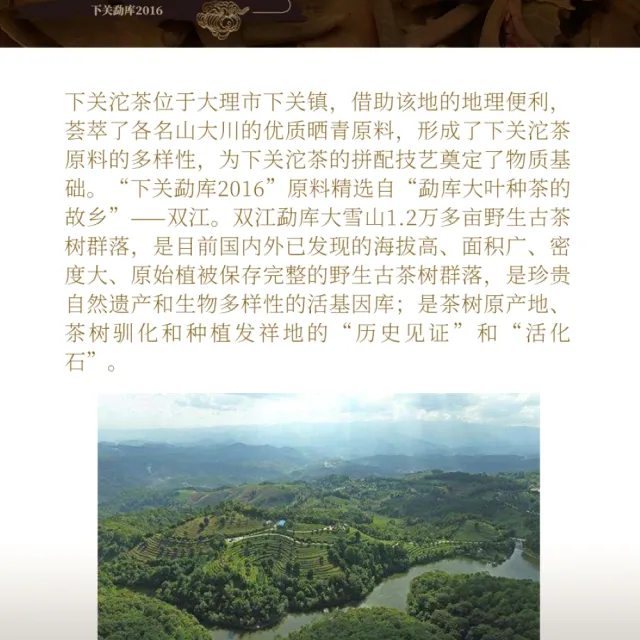 【盛嘉源】下關 勐庫 2016年(普洱茶   生茶 357g)