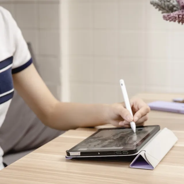 【SwitchEasy 魚骨牌】iPad mini6 8.3吋 Origami 多角度支架保護套(皮革內襯 耐髒防滑)