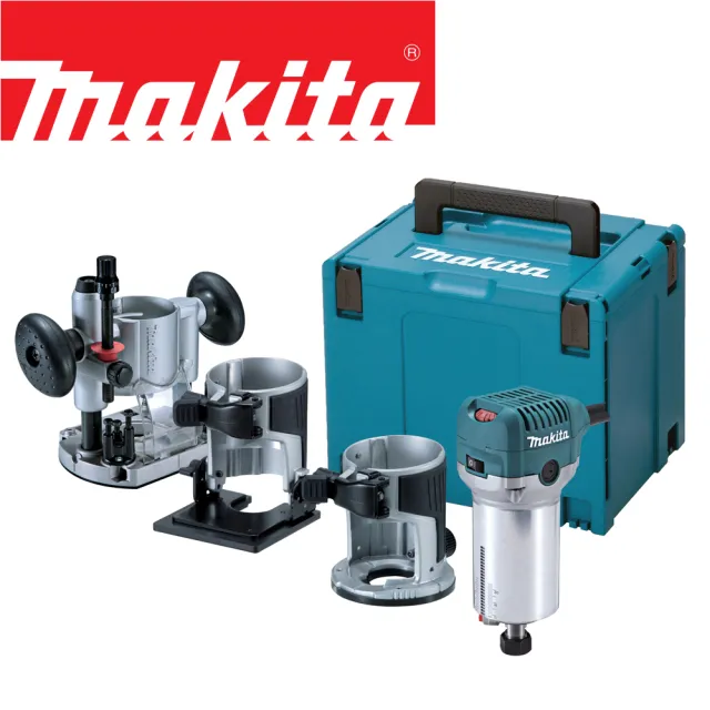 【MAKITA 牧田】木工雕刻修邊機組(RT0702CX5J)