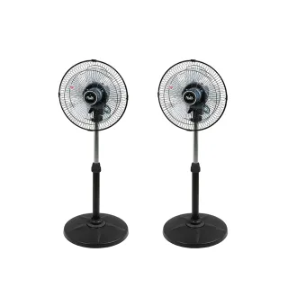 【NUIT 努特】12吋 增高兩用版 靜音龍捲風360°旋轉風扇 全向擺頭三段電 電風扇落地扇(NTF227兩入優惠)