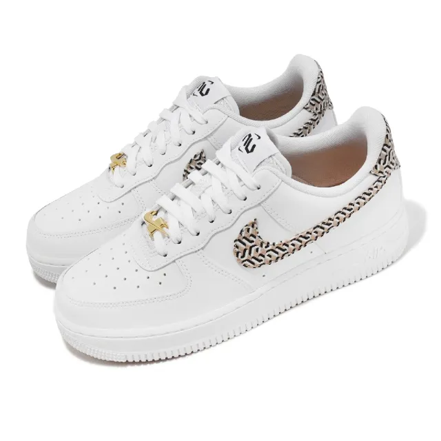 NIKE 耐吉】休閒鞋Wmns Air Force 1 LX 女鞋男鞋白卡其AF1 籃網格