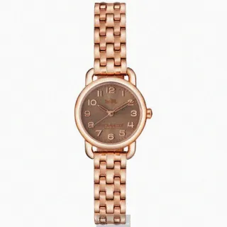 【COACH】COACH手錶型號CH00111(玫瑰金色錶面玫瑰金錶殼玫瑰金色精鋼錶帶款)