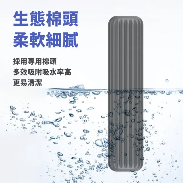 【Qiaoyou 巧優生活】迷你小拖把(手持小拖把 可折疊 膠棉拖把海綿棉頭桌上拖把清潔用品)