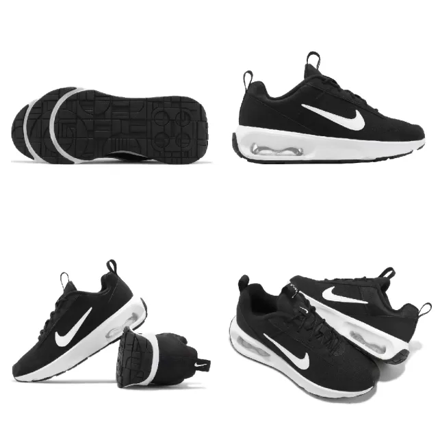 【NIKE 耐吉】休閒鞋 Wmns Air Max Intrlk Lite 女鞋 男鞋 黑 白 氣墊 運動鞋(DX3705-001)