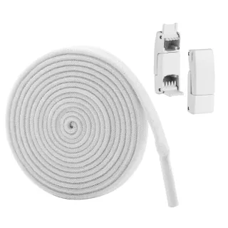 附鞋帶_磁吸式鞋帶扣(白色鞋帶 快扣 免繫免綁鞋帶 懶人鞋 布鞋 運動鞋)