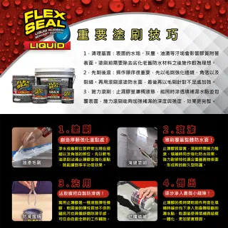 【FLEX SEAL】LIQUID 萬用止漏膠 水泥灰 473ml
