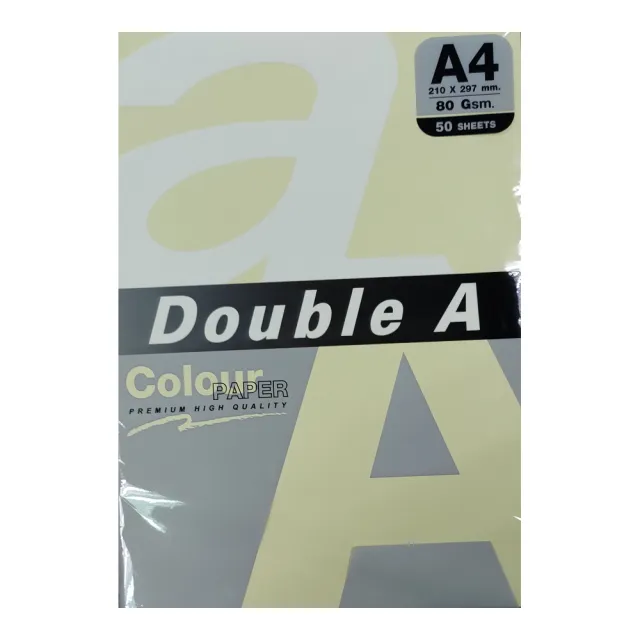 【Double A】彩色影印紙 80G A4-多色選購(50張/包)