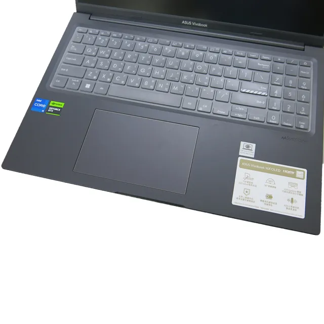 【Ezstick】ASUS Vivobook 16X K3605 K3605ZC 奈米銀抗菌TPU 鍵盤保護膜(鍵盤膜)