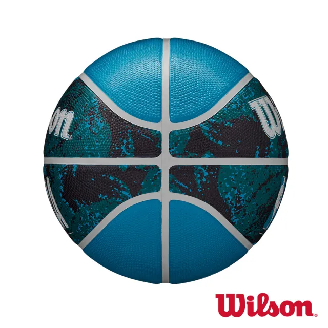 【WILSON】NBA DRV系列 PLUS VIBE 黑藍 橡膠 籃球(7號球)