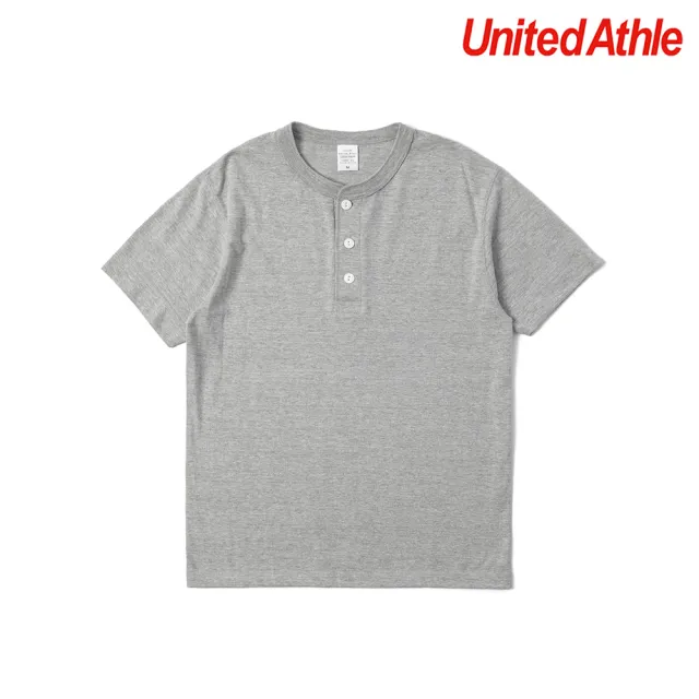 【United Athle】日本授權 5004-01 亨利領 5.6OZ 短T(United Athle 亨利領 5.6OZ 短T)