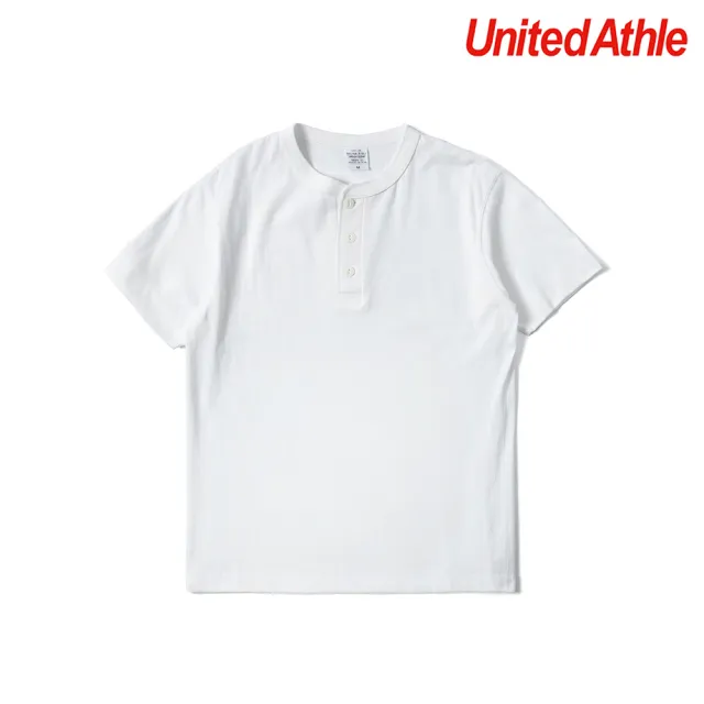 【United Athle】日本授權 5004-01 亨利領 5.6OZ 短T(United Athle 亨利領 5.6OZ 短T)