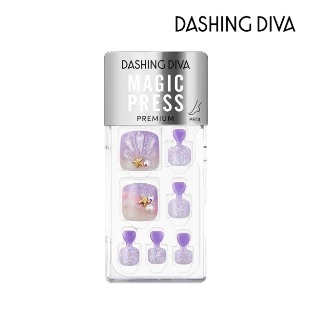 【DASHING DIVA】MAGICPRESS足部薄型美甲片_夢幻海洋