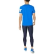 【asics 亞瑟士】AIM-TRG 男 短袖 上衣 T恤 日本版 運動 訓練 慢跑 吸濕排汗 藍(2031E248-401)
