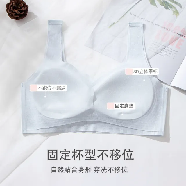【YOIIE 良の居家】兩件組 涼感超薄透氣保護型 學生內衣 少女內衣 成長內衣(第二階段無鋼圈款 背心款)