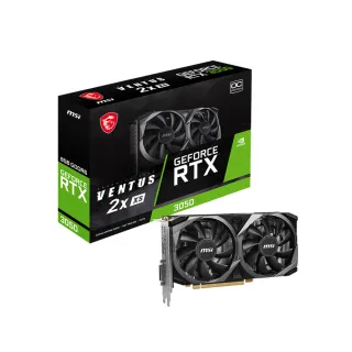 【MSI 微星】RTX 3050 8G VENTUS 2X XS OC 顯示卡