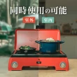 【日本Sengoku Aladdin千石阿拉】可同時烹飪的雙口卡式爐(SAG-K50AY黃)