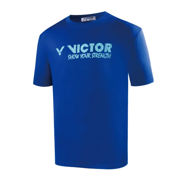 【VICTOR 勝利體育】VICTOR 印花 T-Shirt 中性(T-11102 A/B/C/D/F 白/寶藍/黑/橘紅/湖水藍)