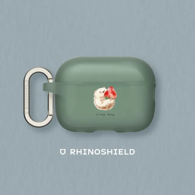 【RHINOSHIELD 犀牛盾】AirPods Pro2/Pro/第3/2/1代 無線耳機保護殼/涼丰系列-小刺蝟(涼丰)