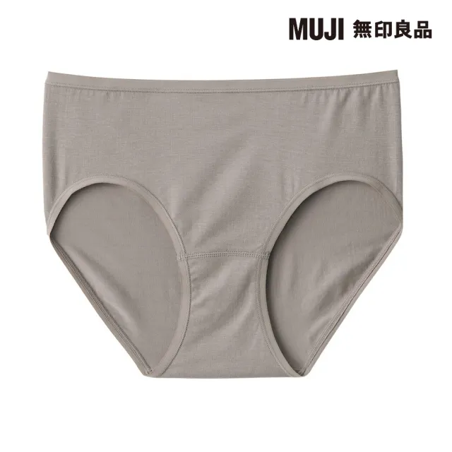 【MUJI 無印良品】女柔滑中腰內褲(共8色)