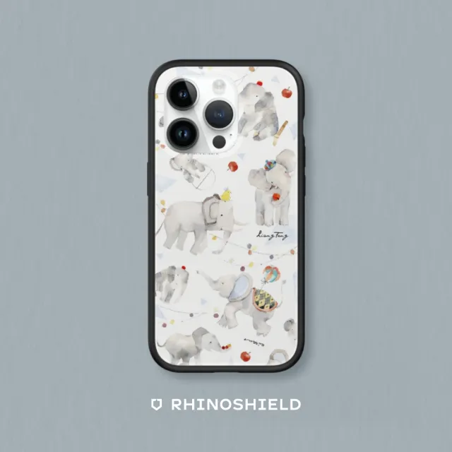 【RHINOSHIELD 犀牛盾】iPhone SE3/SE2/8/7系列 Mod NX手機殼/涼丰系列-灰色大象(涼丰)