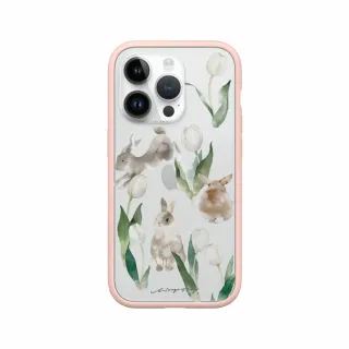 【RHINOSHIELD 犀牛盾】iPhone 14/Plus/14 Pro/Max Mod NX手機殼/涼丰系列-野兔鬱金香(涼丰)