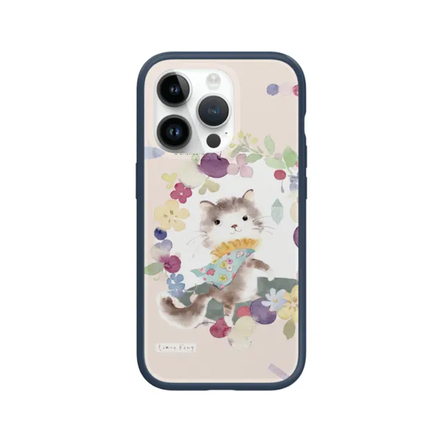 【RHINOSHIELD 犀牛盾】iPhone X/Xs/XR/Xs Max系列 Mod NX手機殼/涼丰系列-跟我走貓咪(涼丰)