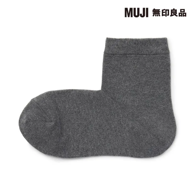 【MUJI 無印良品】女棉混足口柔軟舒適直角短襪(共13色)