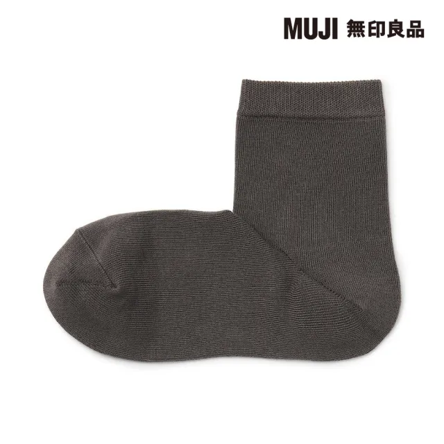 【MUJI 無印良品】女棉混足口柔軟舒適直角短襪(共13色)