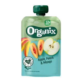 【Organix】水果纖泥-蘋果蜜桃芒果(100g)