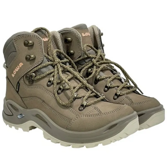 LOWA】女-防水透氣GORE-TEX中筒登山鞋RENEGADE GTX MID Ws 淺沙(320945