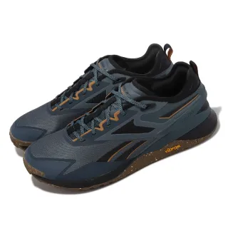 【REEBOK】訓練鞋 Nano X3 Adventure 男鞋 藍 黑 黃金大底 支撐 緩衝 健身 重訓(100033318)