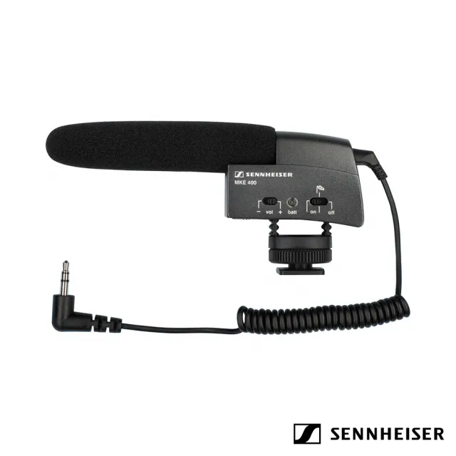 【SENNHEISER 森海塞爾】德國 聲海 MKE 400 熱靴式電容式收音麥克風(公司貨)