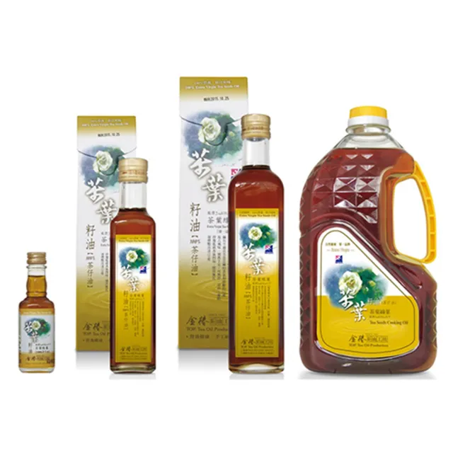 【金椿茶油工坊】茶葉綠俽 茶葉籽油(500ml *2瓶)