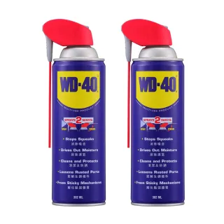 【WD-40】多功能除銹潤滑劑382ml 附專利型活動噴嘴(2入組)